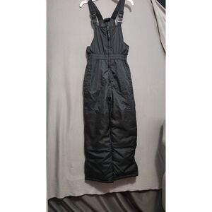 Protection System Youth Large 10/12 Black Ski Snow Bib Pants Overalls Insulated